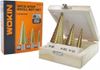 купить Сверло Wokin Set de 3 burhie conice 4-12*20*32 mm placata cu titan (756603) в Кишинёве 