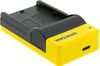 купить Зарядное устройство для фото-видео Patona 151525, Slim USB charger with USB-C Input for Sony NP-FM50 NP-F550 NP-F750 NP-F970 в Кишинёве 
