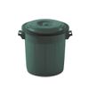 купить Урна мусорная с крышкой - 50 л,  пластик (зеленый лазурн.) STP в Кишинёве 