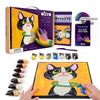 cumpără Set de creație Okto 20036 Pictură pe numere 3D cu plastilină ușoară 29x29сm, Pisica în Chișinău 