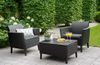 купить Набор садовой мебели Keter Salemo Balcony Set Graphite/Coolgray (253206) в Кишинёве 