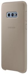 купить Чехол для смартфона Samsung EF-VG970 Leather Cover S10e Gray в Кишинёве 