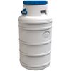 cumpără Bidon Uniplast Butoi plastic 120 L (alb) cu manere H=0.79 m/W=0.425 m EVRO PLAST în Chișinău 