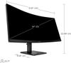 cumpără Monitor HP OMEN 34c G2 WQHD Curved Gaming Black (AV4C1AA) în Chișinău 