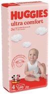 Подгузники унисекс Huggies Ultra Comfort Jumbo 4 (7-18 кг), 50 шт