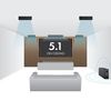 купить Колонки Hi-Fi LitheAudio 5.1 Wireless Surround Sound Cinema Kit With WiSA Cinema Hub (B-IO1-W-51CH-B) в Кишинёве 