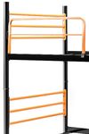 купить Кровать детская Evger RD-70 90x200cm Black/Orange в Кишинёве 