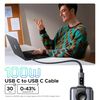 cumpără Cablu telefon mobil Ugreen 35501 Type-C to Type-C 5A 100W Braided Cable 1M în Chișinău 