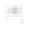 купить Стол раздвижной Nardi LIBECCIO CAFFE vern. caffe 47557.05.000 (Стол раздвижной для сада и террасы) в Кишинёве 