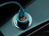 купить Зарядное устройство для автомобиля Baseus CCJD-0G USB Golden Contactor Pro, 2xUSB (U + C), 40W, QC 3.0, PD, aluminium alloy, Blue в Кишинёве 