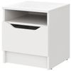 cumpără Noptieră MebelStar LILU 40x40x44.5 White (MBS-1311) în Chișinău 