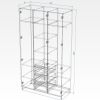 купить Шкаф Smartex (15888) N16 120cm Alb+Kashemir в Кишинёве 