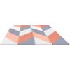 Covoras de joaca puzzle Skip Hop Geometric Playspot Grey/Rose 