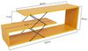 купить Тумба напольная для TV Trendy Zigzag Galben, 120x40x30cm (GTR000225) в Кишинёве 