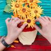 cumpără Set de creație Okto 10008 Tablou 3D cu plastilină ușoară 30x40сm, Floarea-soarelui în Chișinău 