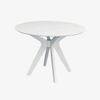 купить Комплект стол и стулья Evelin di Costacurta стол Raffles Round White + 4 стула YTC-064Wh Bjorn-24 Light beige в Кишинёве 