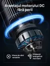 купить Вентилятор напольный DREO Nomad DR-HTF014, 8 viteze, 4 moduri, telecomanda, negru в Кишинёве 