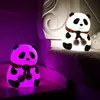 купить Ночной светильник misc Cute Series Panda Silicone White в Кишинёве 