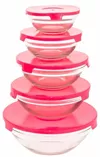 купить Контейнер для хранения пищи Excellent Houseware 18434 Набор емкостей стеклянных 5шт в Кишинёве 