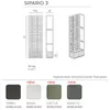 cumpără Sistem modular de separatoare Nardi SIPARIO 3 CACTUS 40395.27.000 (Separatoare modulare cu ghiveci cu sistem de autoudare pentru grădină / terasă / bar) în Chișinău 