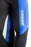 купить Аксессуар для плавания Cressi-Sub Morea Wetsuit (Bărbați) 3mm Black/Blue 2xl/6 (Lu476006) в Кишинёве 