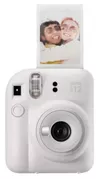 купить Фотоаппарат моментальной печати FujiFilm Instax mini 12 Clay White cu rama acordeon, album foto si film 1x10 в Кишинёве 