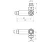 Терморегулируемый кран , G1/2" комплект 2шт 