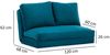 купить Диван Trendy Taida Verde Petrol в Кишинёве 