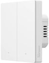 cumpără Întrerupător electric Sonoff Matter Wi-Fi Smart Wall Switch SwitchMan M5 2-Gang (Neutral Wire), White în Chișinău 