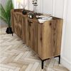 cumpără Casetieră Trendy Venedik, Nuc 180x78x35cm în Chișinău 