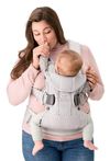 Анатомический рюкзак-кенгуру BabyBjorn One Air Silver, 3D Mesh 