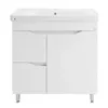 cumpără Dulap pentru lavoar Mashtab 11742 Print cu 2 sertare+usa 80cm Alb în Chișinău 