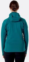 купить Одежда для спорта Rab Jacheta dame Superflux Hoody Atlantis/Pine 12 (QFE-90-AT-12) в Кишинёве 