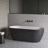 cumpără Cadă de baie Ravak Freedom O Tec White/Black acryl freestanding 170x77 CD51700000 în Chișinău 