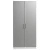 купить Шкаф Mashtab 12243 FLEXO M2 alb uși gri 1000x530x2200 в Кишинёве 