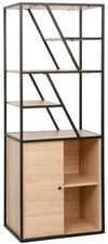 купить Офисный стеллаж Deco Agis Plus 60x40x160H Oak/Black в Кишинёве 