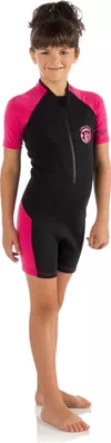 cumpără Accesoriu pentru înot Cressi-Sub Little Shark Jr Shorty Wetsuit S/L 2mm Black/Pink Y 7/8 (Dg003105) în Chișinău 