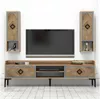 купить Тумба напольная для TV Trendy Samba, Albastru 180x52x35cm в Кишинёве 