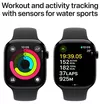 cumpără Ceas inteligent Apple Watch Series 10 GPS 46mm Jet Black Aluminium Case with Black Sport Band - M/L MWWQ3 în Chișinău 