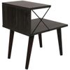 cumpără Noptieră Trendy Cruce Maro închis, 50x55x40cm (GTR001526) în Chișinău 
