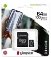 купить Флеш карта памяти SD Kingston SDCS2/64GB, microSD Class10 UHS-I + SD adapter, Canvas Select Plus в Кишинёве 