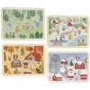 cumpără Puzzle Premaman PJQPNV-CCC-UNQ Set de puzzle 4 Sezoane, 4x24 piese în Chișinău 