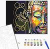 cumpără Tablou pe numere BrushMe BS52648 40x50 cm (în cutie) Simbolismul lui Buddha în Chișinău 