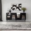 cumpără Comodă Trendy Venetia, Negru, Fume (GTR001221) în Chișinău 