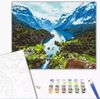 cumpără Tablou pe numere BrushMe BS28730 40x50cm (în cutie) Munții Alpi în Chișinău 