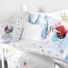 купить Детское постельное белье PernaMea Set lenjerie 8 piese Premium Iepuras albastru (PM.105896/8) в Кишинёве 