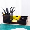 купить Подставка-органайзер Deli DLEZ00220 Suport Quali, 6 compartimente, negru в Кишинёве 