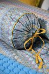 cumpără Pernă Pip Studio 329658 Ashanti Roll Cushion 22x70 Blue în Chișinău 