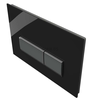 Кнопка для инсталляция подвесного WC Bocchi Vivente Control Panel Black Glass