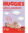 Подгузники унисекс Huggies Ultra Comfort Mega 3 (4-9 кг), 78 шт